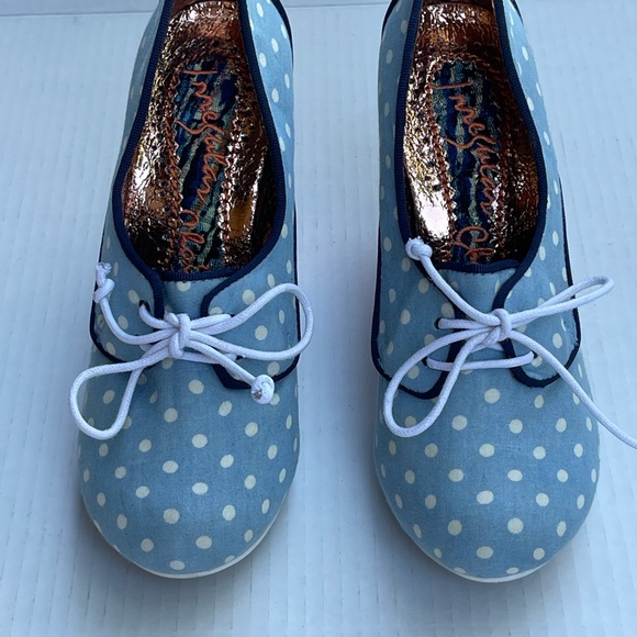 SOLD - Irregular Choice Flopsy Bunny Rabbit Statement Heels - Retro Polka Dot - Picture 4 of 9